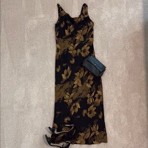 Showpo Dara Midi Floral Slip Dress